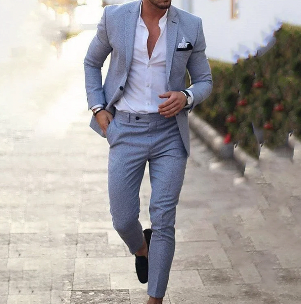 Michael Business Casual Outfit – Blazer & bukser til stilfulde herrer