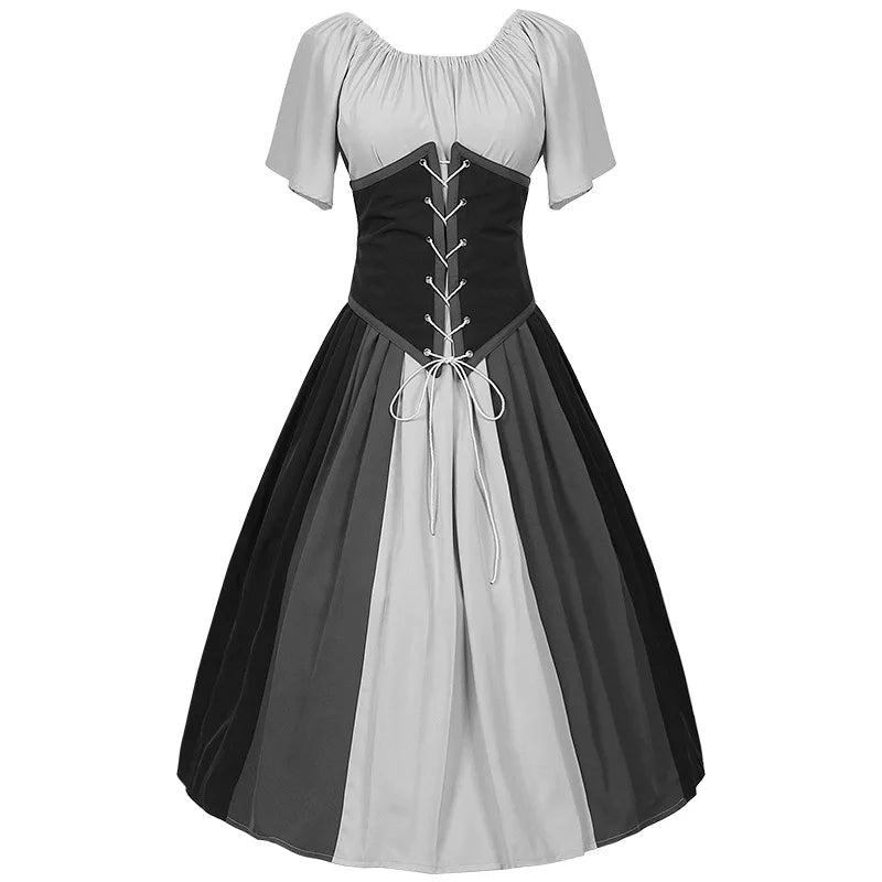 Devako Adabellan - Glorreiches Renaissance Gothic Langkleid für Frauen