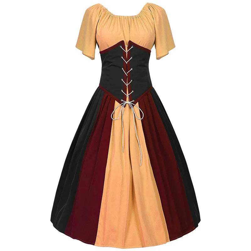 Devako Adabellan - Glorreiches Renaissance Gothic Langkleid für Frauen