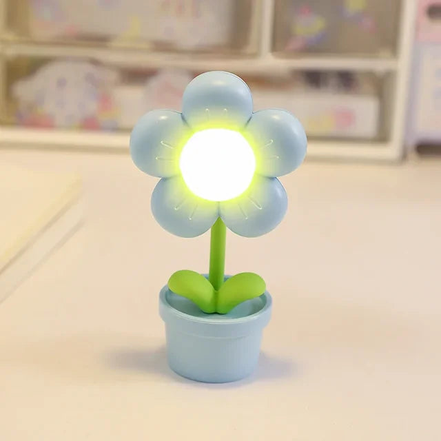 BloomLite - Kleine Blumen-Tischlampe