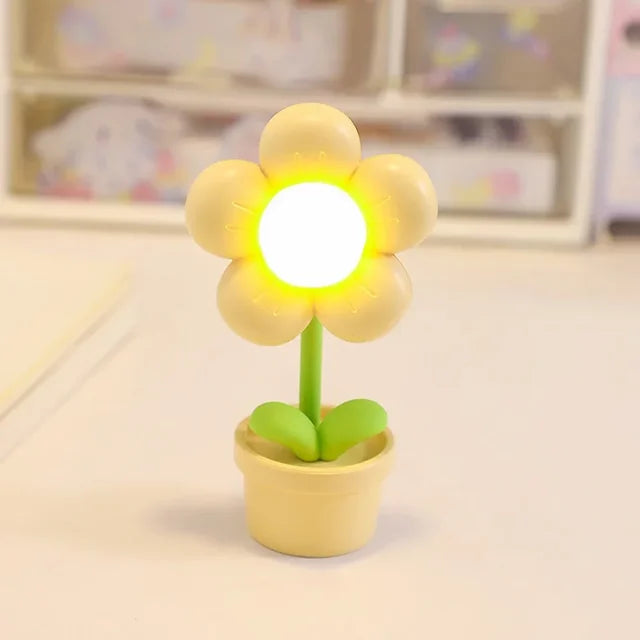 BloomLite - Kleine Blumen-Tischlampe