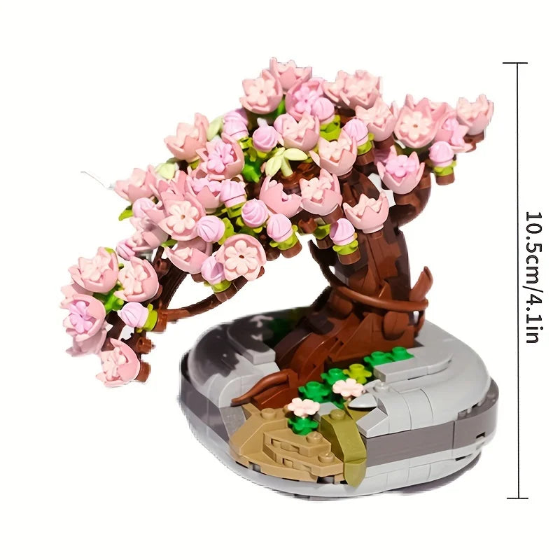 Florora – Mini Kirsebær Bonsai Sukkulent Plast 12cm – Boligindretning Indendørs