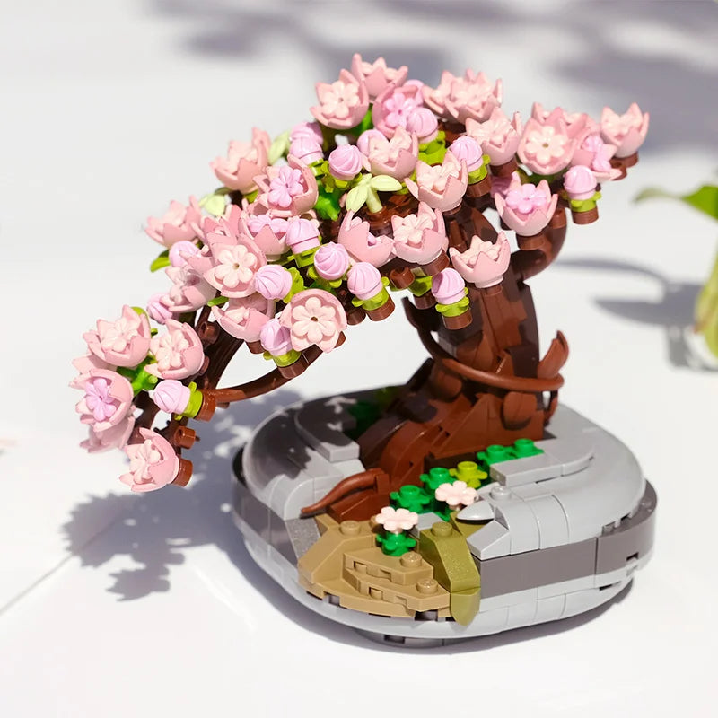 Florora – Mini Kirsebær Bonsai Sukkulent Plast 12cm – Boligindretning Indendørs