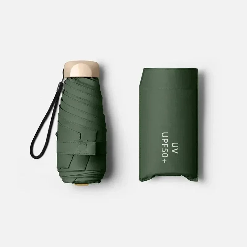 PocketShield – Mini paraply med UV-beskyttelse, let og vindbestandig