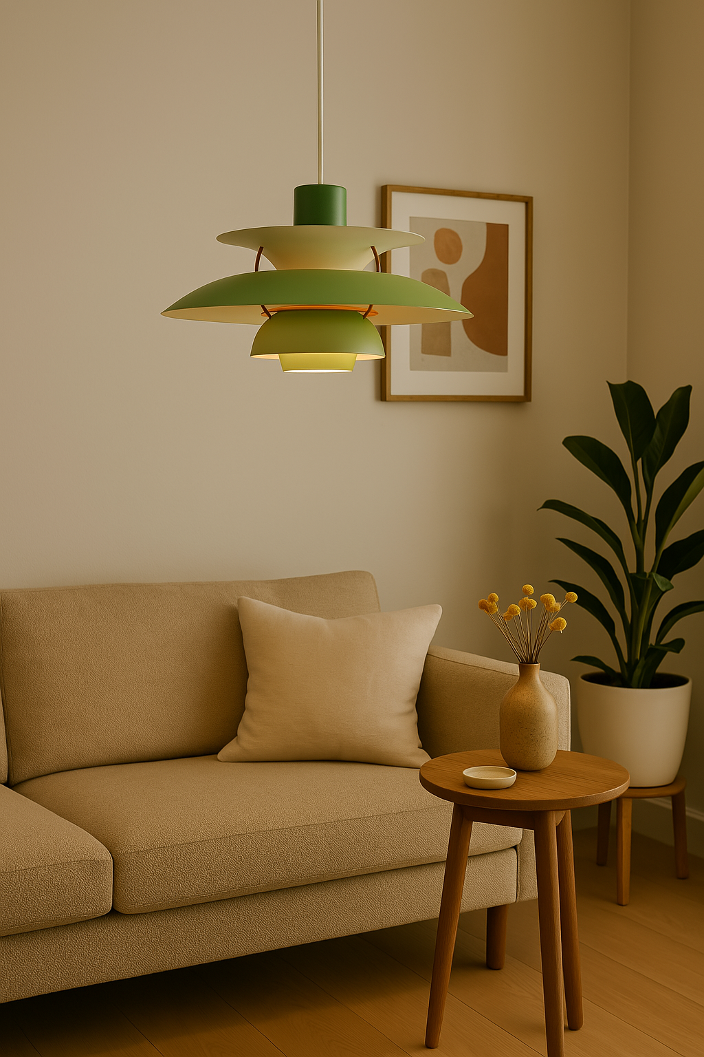 Moderne LED loftlampe rund – dæmpbar & holdbar – stilfuld belysning til stue, spisestue & kontor