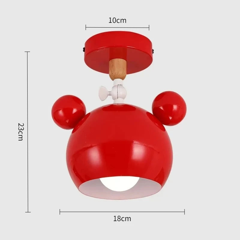 Lampe de plafond moderne pour chambre, design cartoon, douille E27