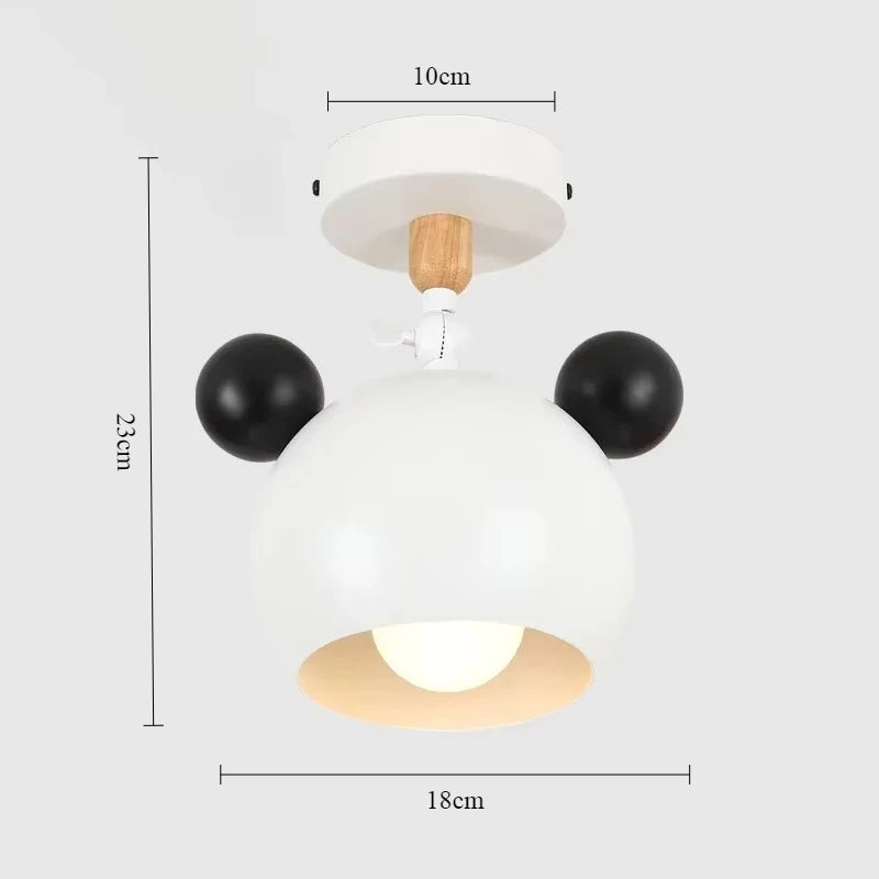 Lampe de plafond moderne pour chambre, design cartoon, douille E27