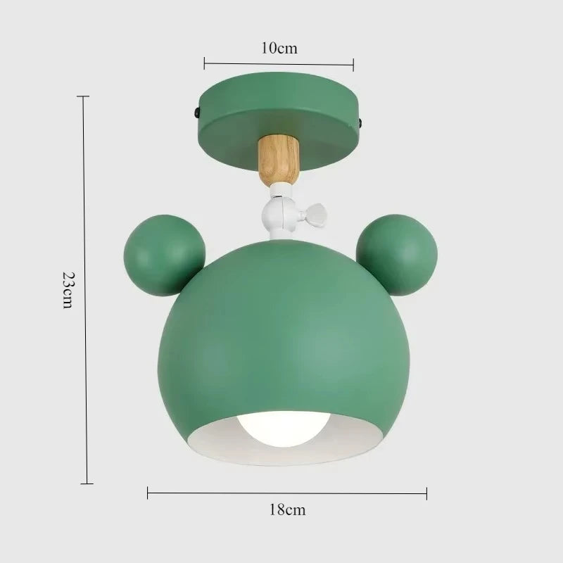Lampe de plafond moderne pour chambre, design cartoon, douille E27