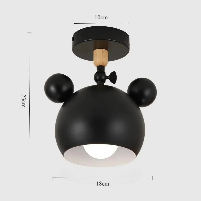 Lampe de plafond moderne pour chambre, design cartoon, douille E27
