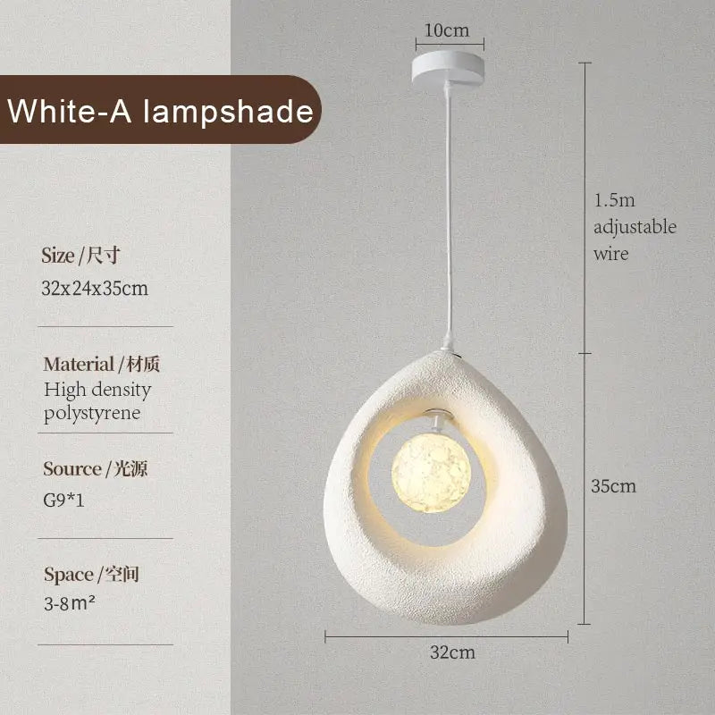 Lampada a sospensione moderna per sala da pranzo – Lampada a sospensione dimmerabile per soggiorno e cucina, design retrò