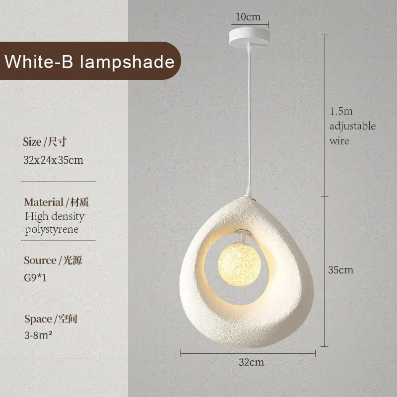 Lampada a sospensione moderna per sala da pranzo – Lampada a sospensione dimmerabile per soggiorno e cucina, design retrò