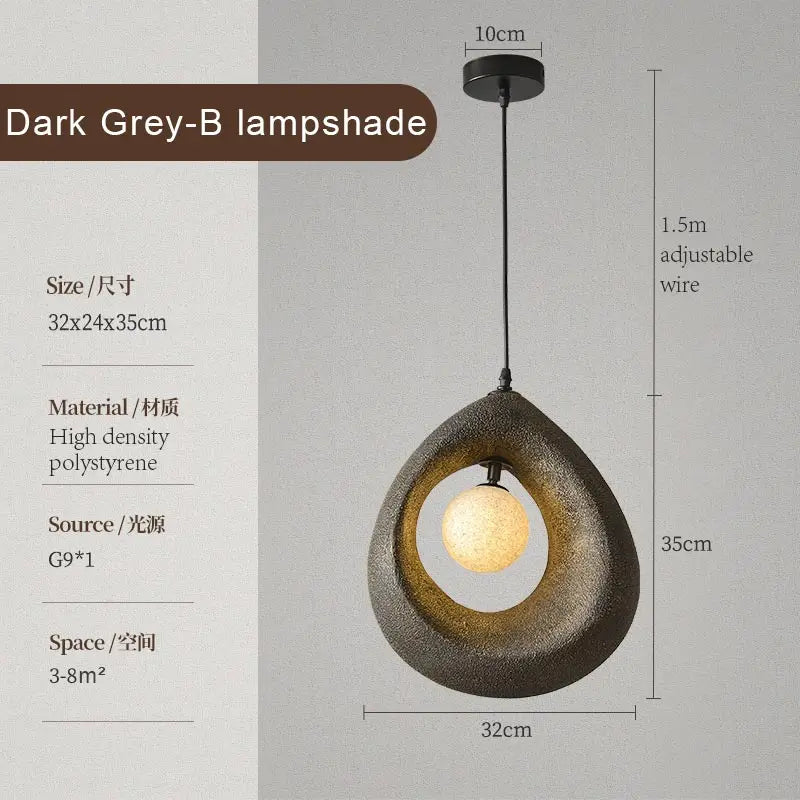 Lampada a sospensione moderna per sala da pranzo – Lampada a sospensione dimmerabile per soggiorno e cucina, design retrò