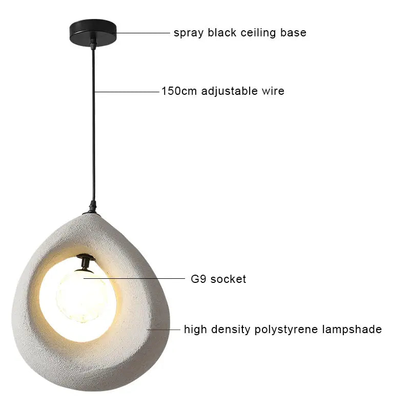 Lampada a sospensione moderna per sala da pranzo – Lampada a sospensione dimmerabile per soggiorno e cucina, design retrò