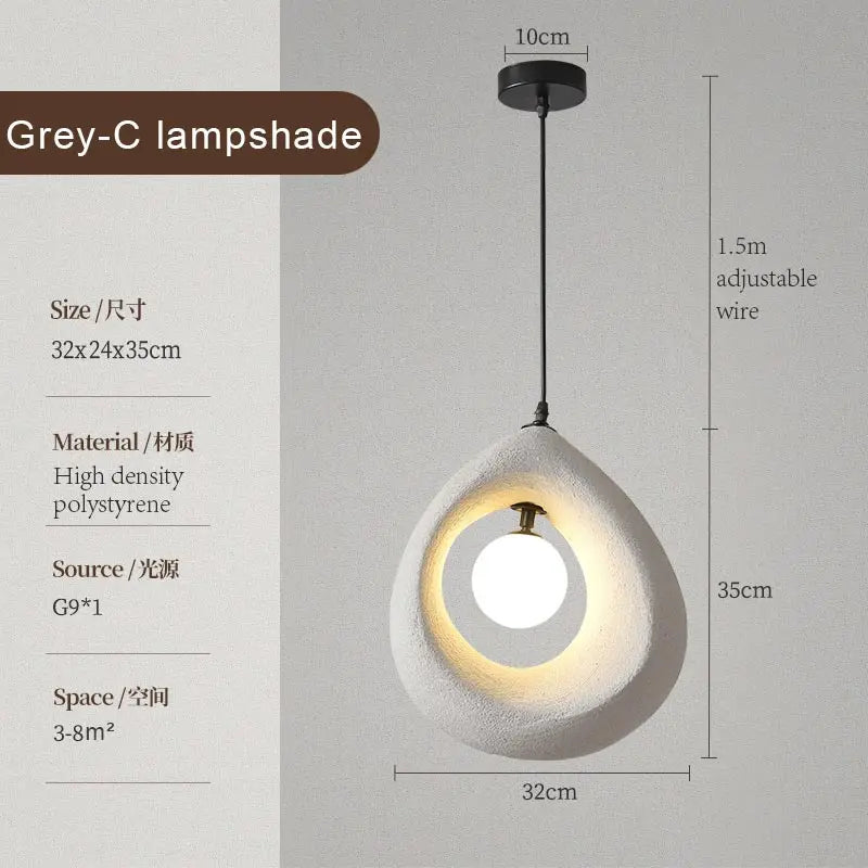 Lampada a sospensione moderna per sala da pranzo – Lampada a sospensione dimmerabile per soggiorno e cucina, design retrò
