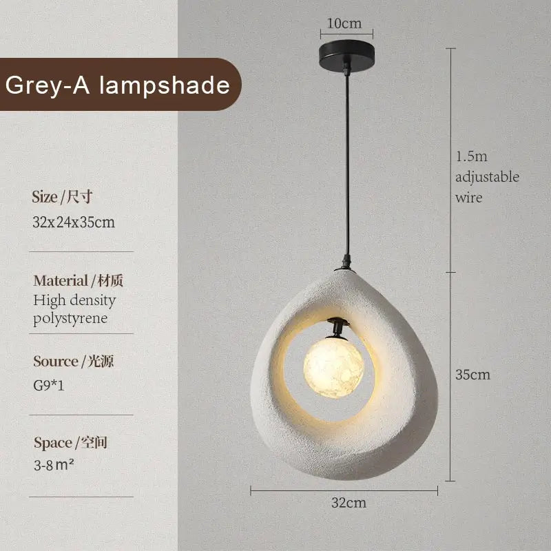 Lampada a sospensione moderna per sala da pranzo – Lampada a sospensione dimmerabile per soggiorno e cucina, design retrò
