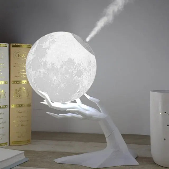 CalmAura – Lampe & Luftbefeuchter mit stufenlosem Licht – Leise