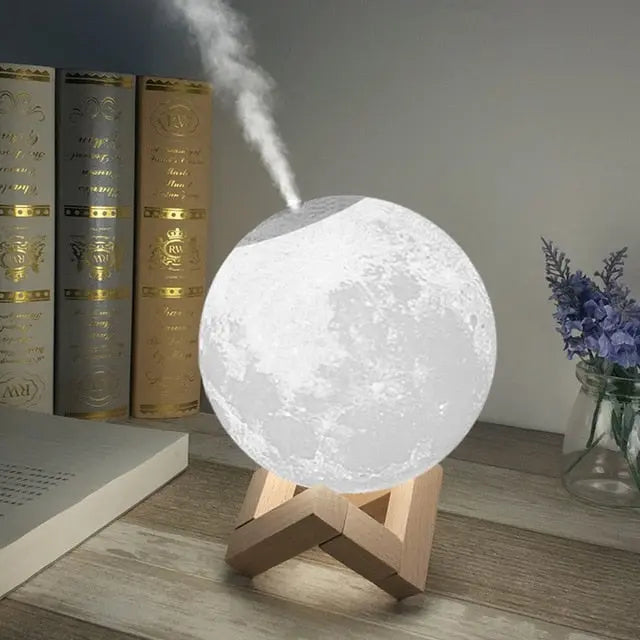 CalmAura – Lampe & Luftbefeuchter mit stufenlosem Licht – Leise