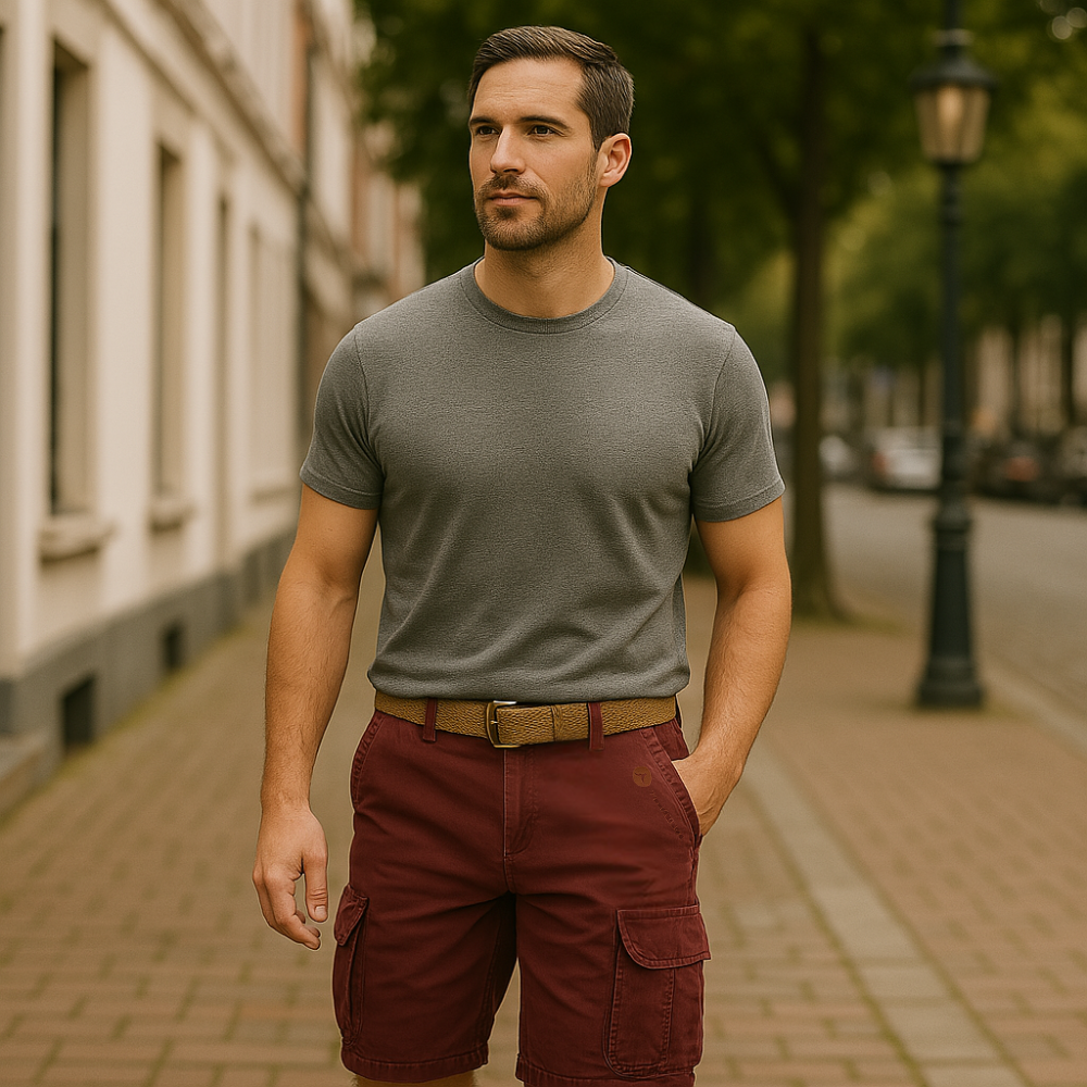 Cargo Shorts Herren – Strapazierfähiges Baumwollmaterial & Praktische Taschen für Alltag und Outdoor