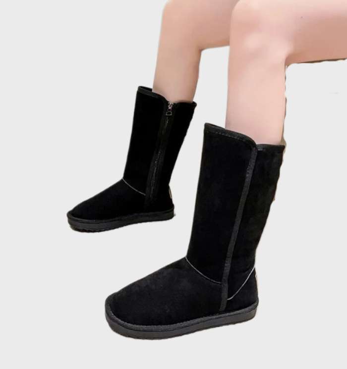 Lyza - Stiefel aus schwarzem Leder