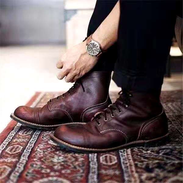 Sven – Herren Schnürstiefel im Retro-Stil mit modernem Komfort