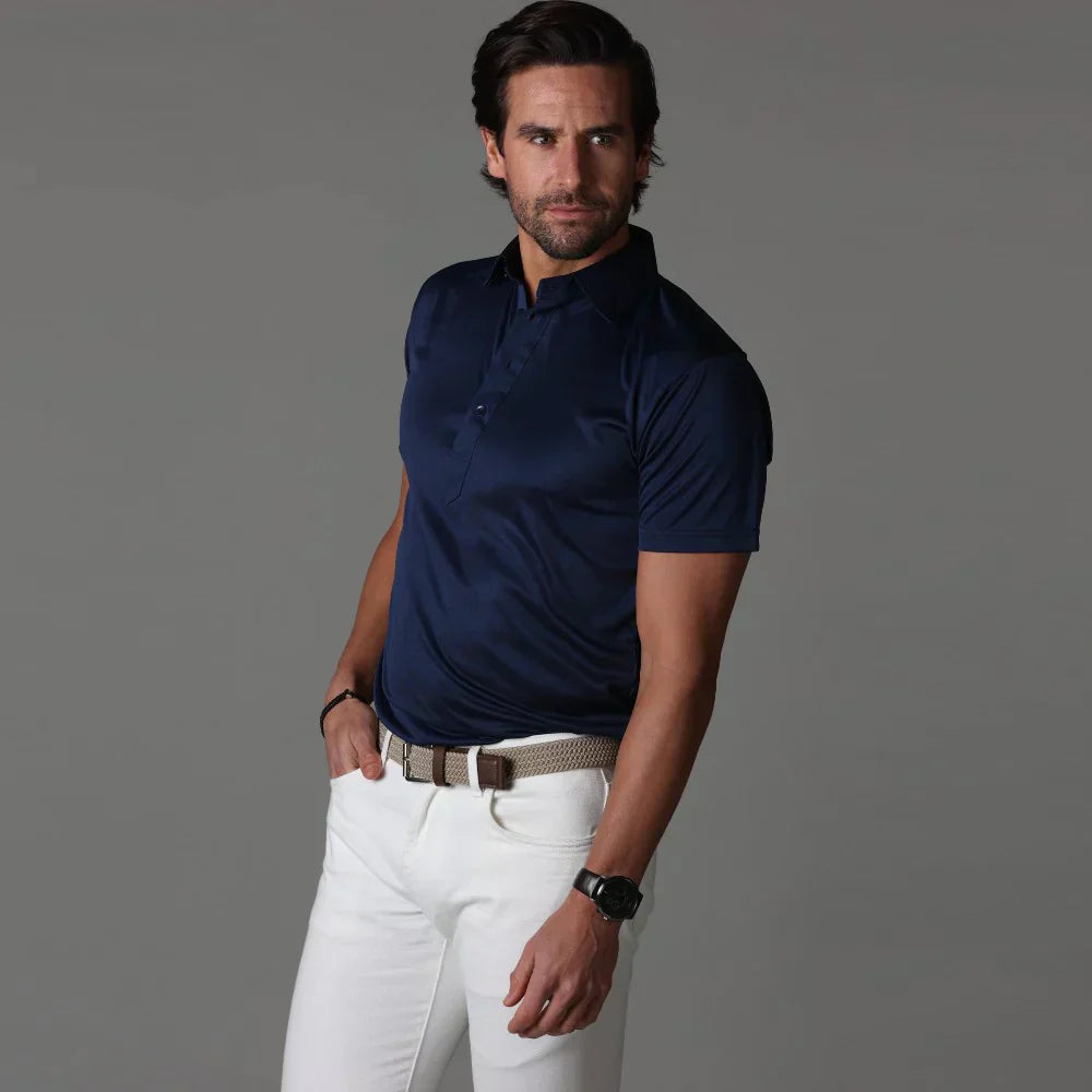 Poloshirt mit steifem Kragen - Rasmus