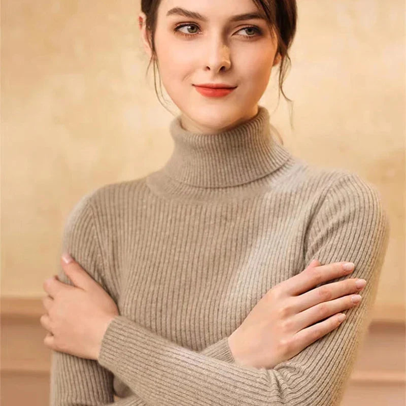 Strickpullover mit Rollkragen - Zindaya