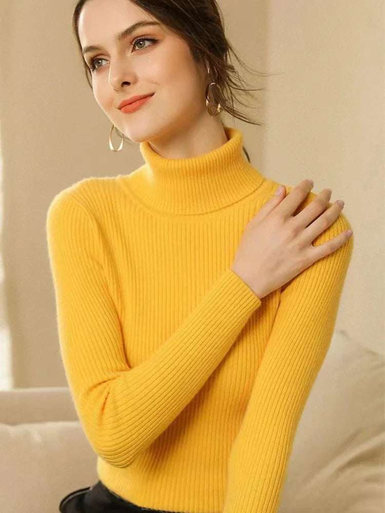 Strickpullover mit Rollkragen - Zindaya