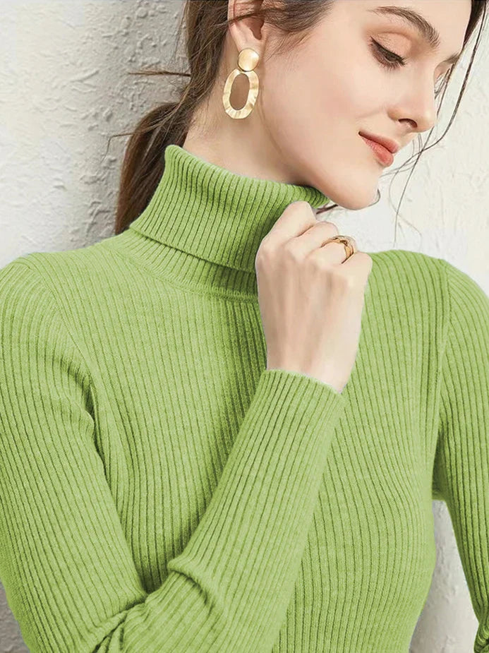 Strickpullover mit Rollkragen - Zindaya