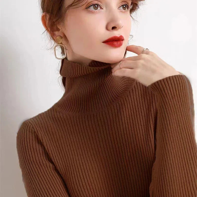 Strickpullover mit Rollkragen - Zindaya