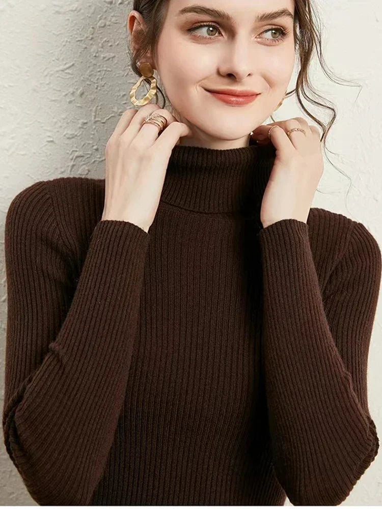 Strickpullover mit Rollkragen - Zindaya