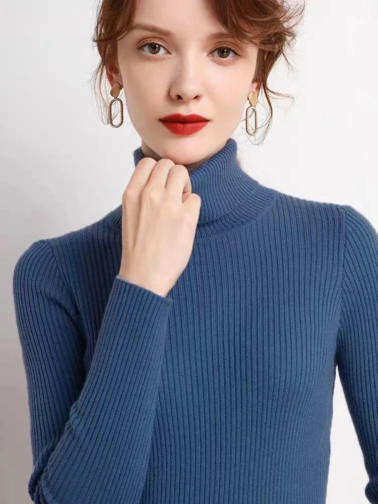 Strickpullover mit Rollkragen - Zindaya