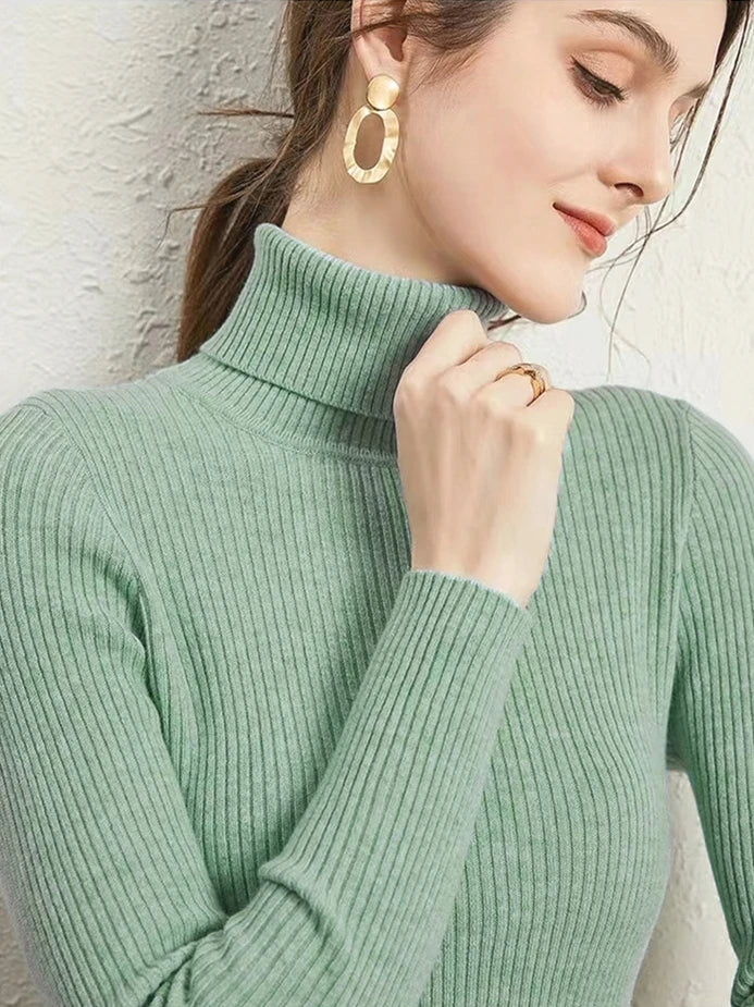 Strickpullover mit Rollkragen - Zindaya