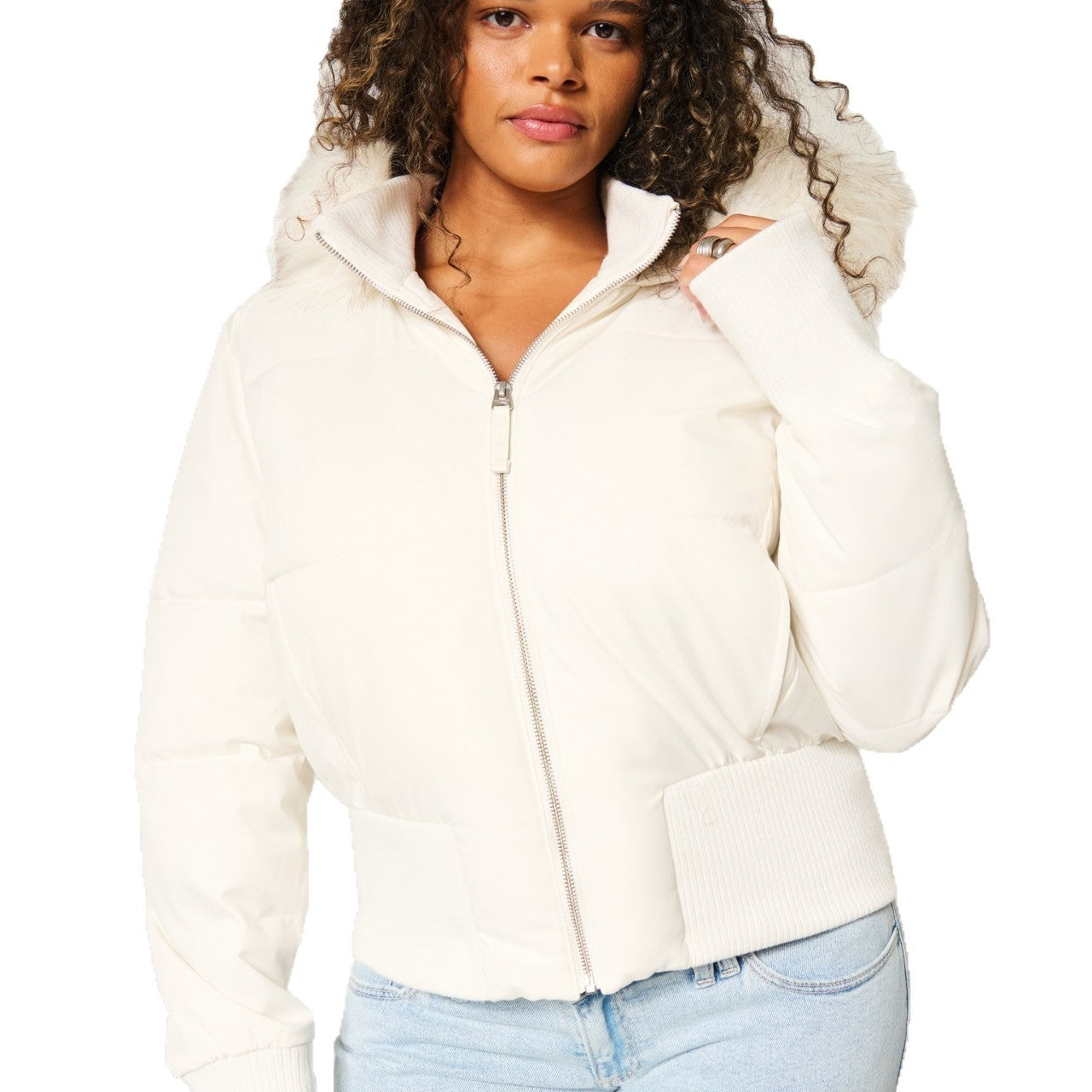 Damen Winterjacke – Gesteppte Verarbeitung, Abnehmbare Kapuze & Modernes Kurzdesign