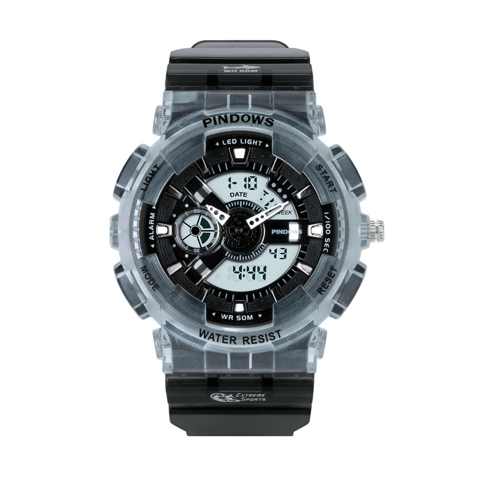 Devako Chrono | Sport Digitaluhr für Männer stoßfest und wasserdicht