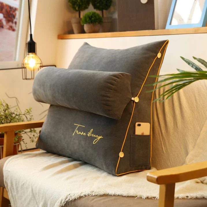 RelaxWedge Rückenkissen – Ergonomischer Komfort für erholsame Stunden