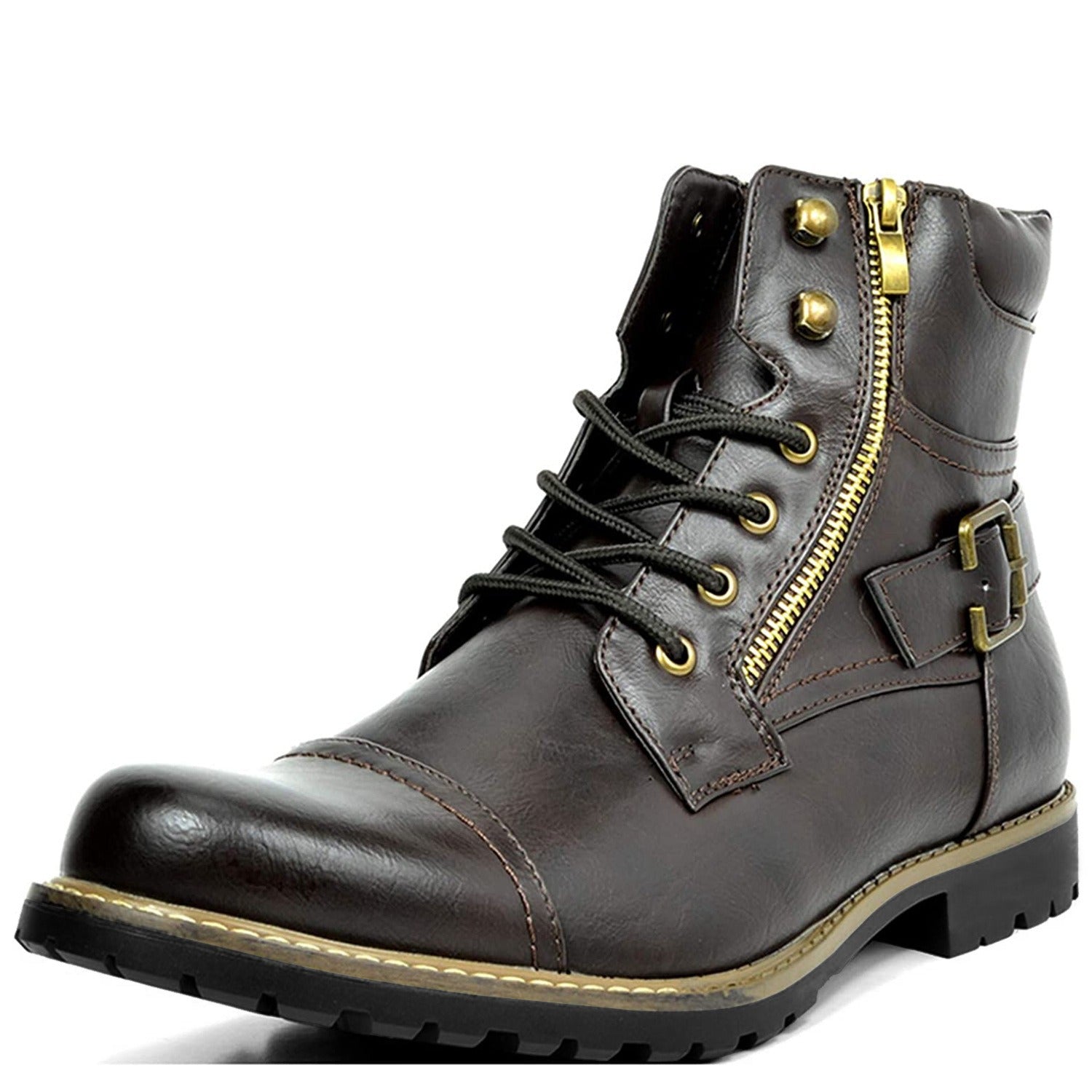 Eric| Motorrad-Stiefel aus echtem Leder