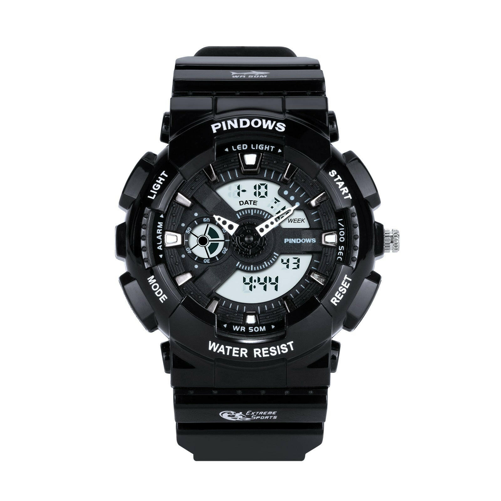 Devako Chrono | Sport Digitaluhr für Männer stoßfest und wasserdicht