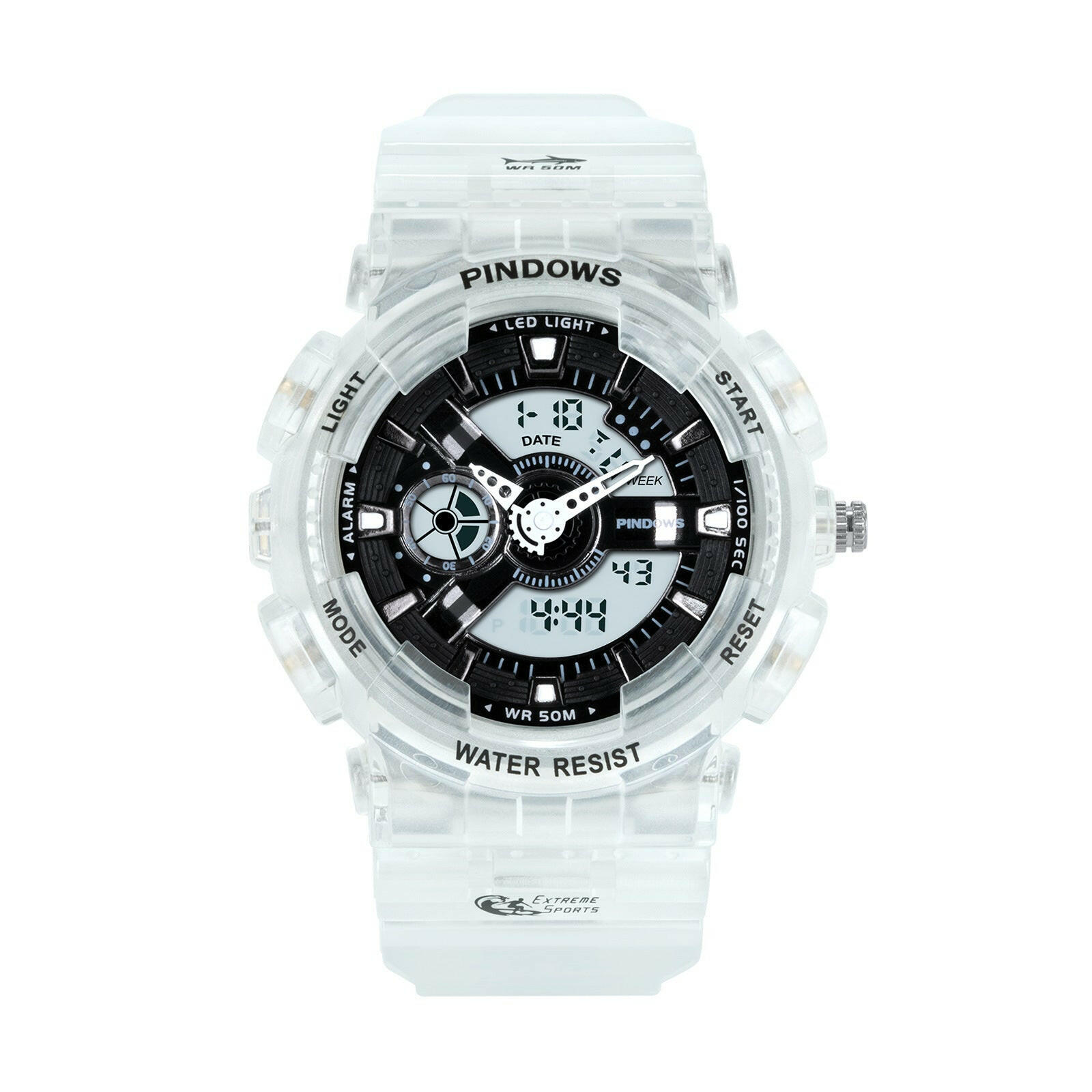 Devako Chrono | Sport Digitaluhr für Männer stoßfest und wasserdicht