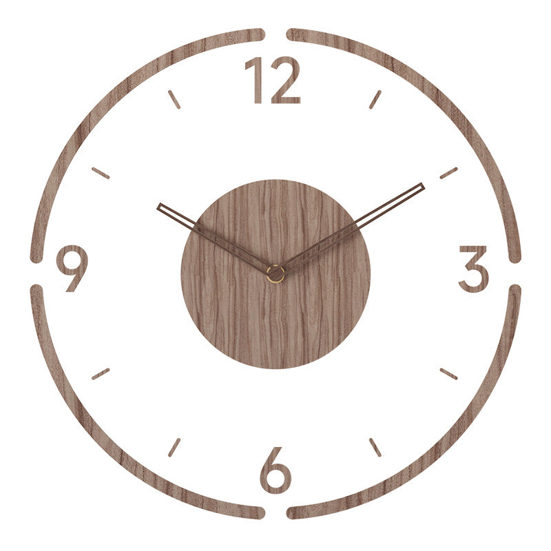 Skandora – Orologio da parete scandinavo in legno, design silenzioso