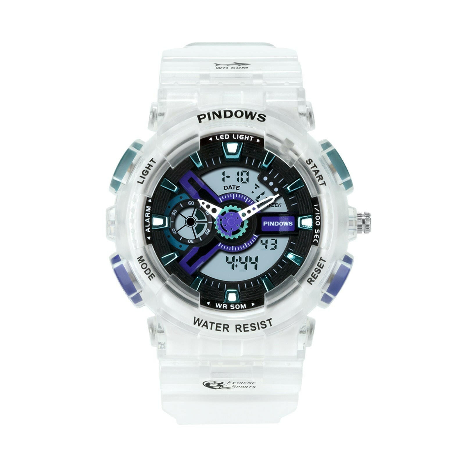 Devako Chrono | Sport Digitaluhr für Männer stoßfest und wasserdicht
