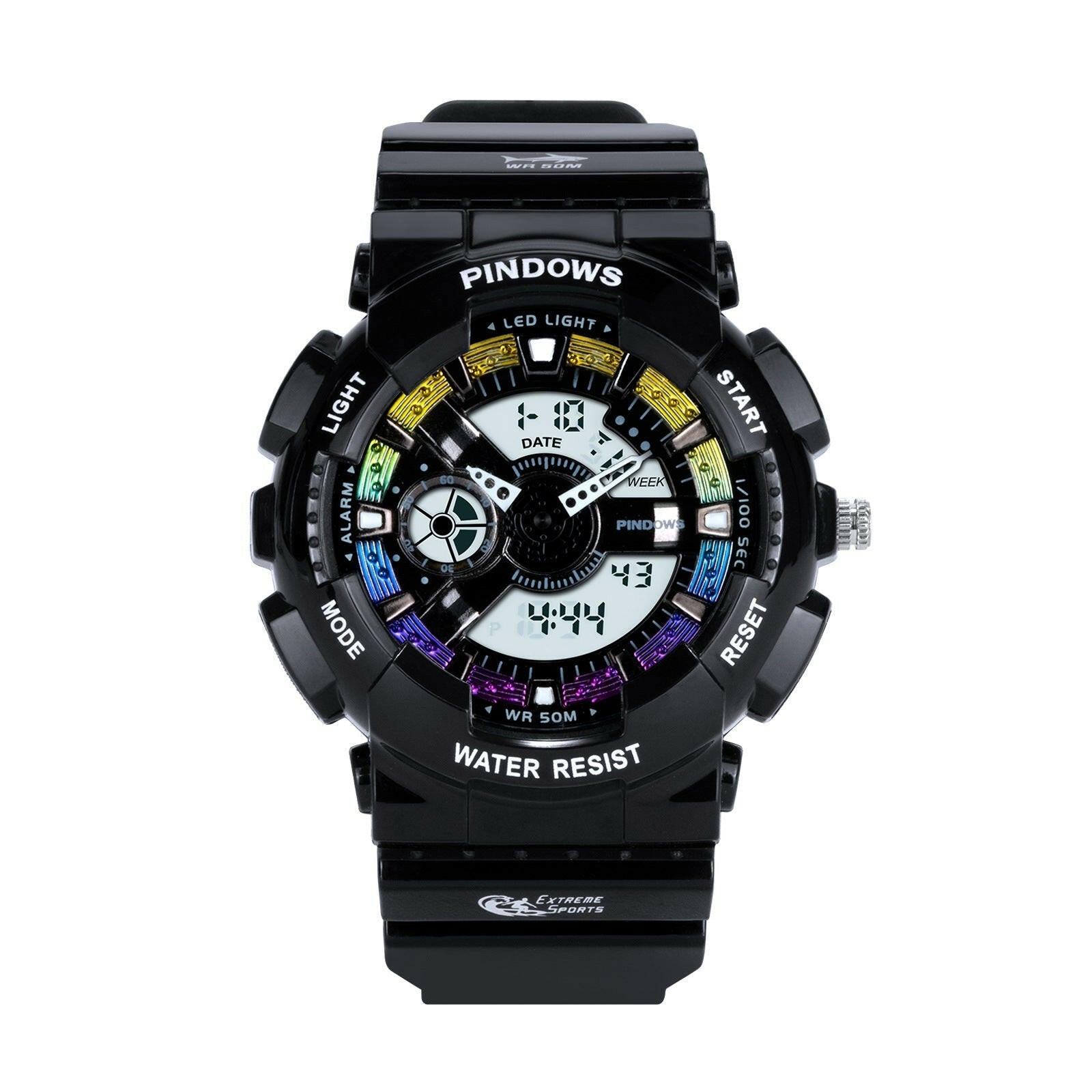 Devako Chrono | Sport Digitaluhr für Männer stoßfest und wasserdicht