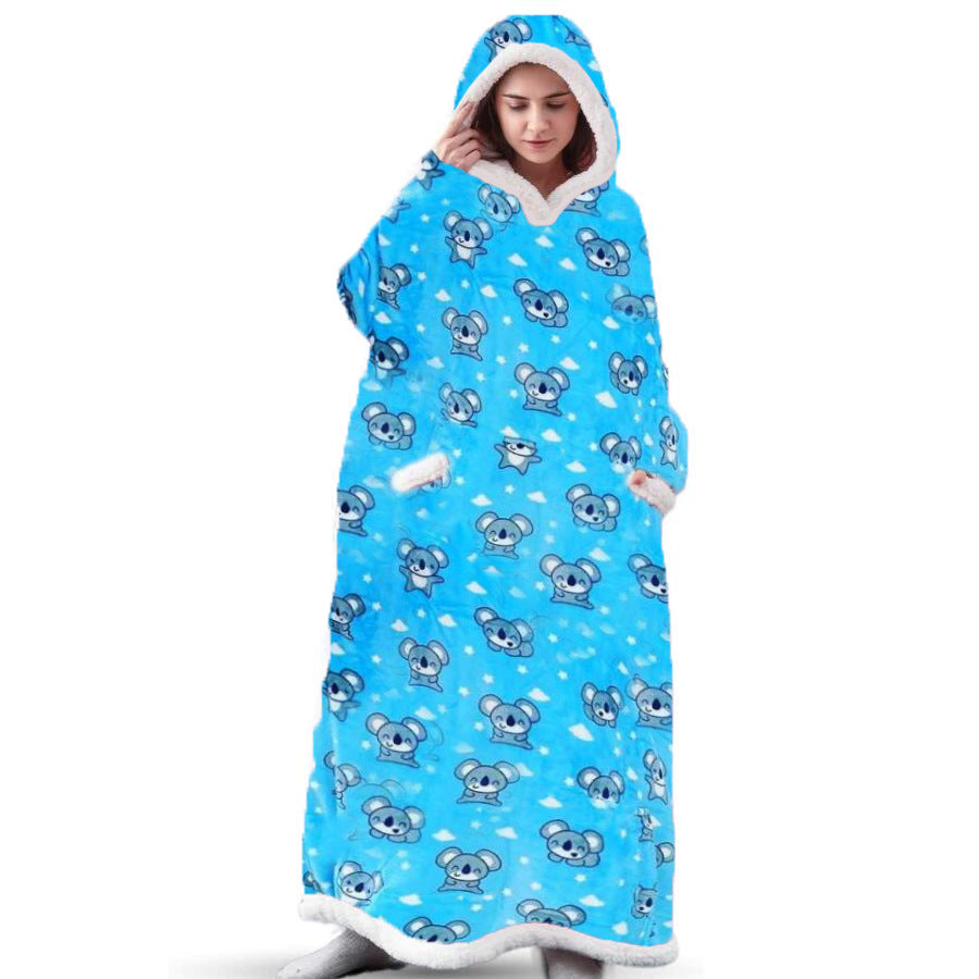 Winter Oversized Hoodie Blanket – Kuscheliger Hoodie für kalte Tage