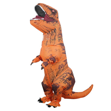 DinoMorph – Aufblasbares T-Rex-Kostüm Erwachsene – Schnell aufblasbares Dino-Outfit