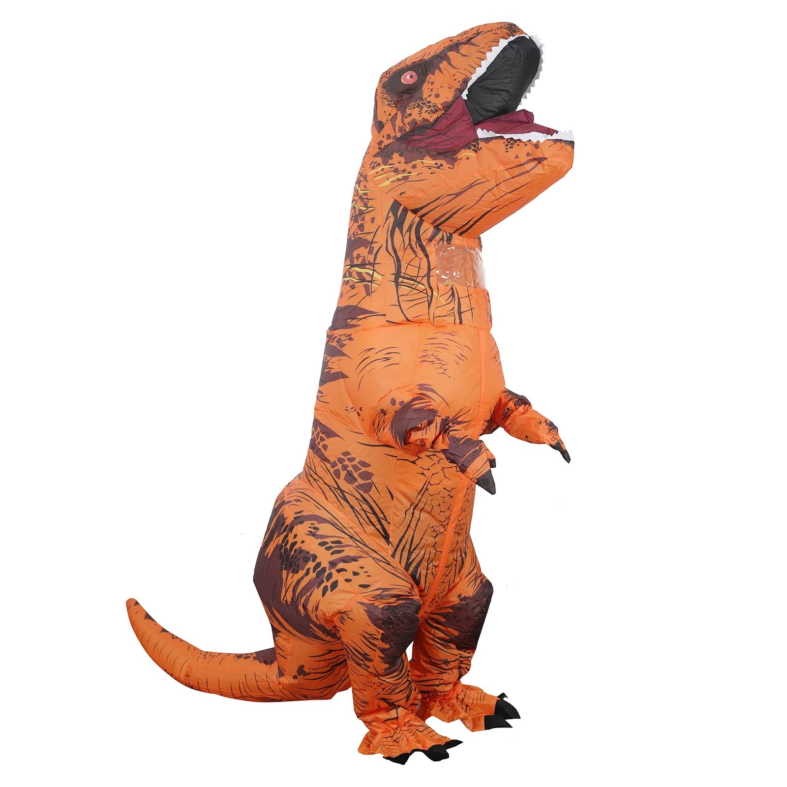 DinoMorph – Aufblasbares T-Rex-Kostüm Erwachsene – Schnell aufblasbares Dino-Outfit