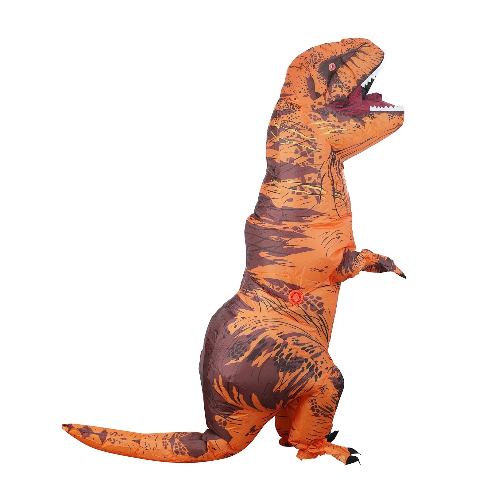 DinoMorph – Aufblasbares T-Rex-Kostüm Erwachsene – Schnell aufblasbares Dino-Outfit