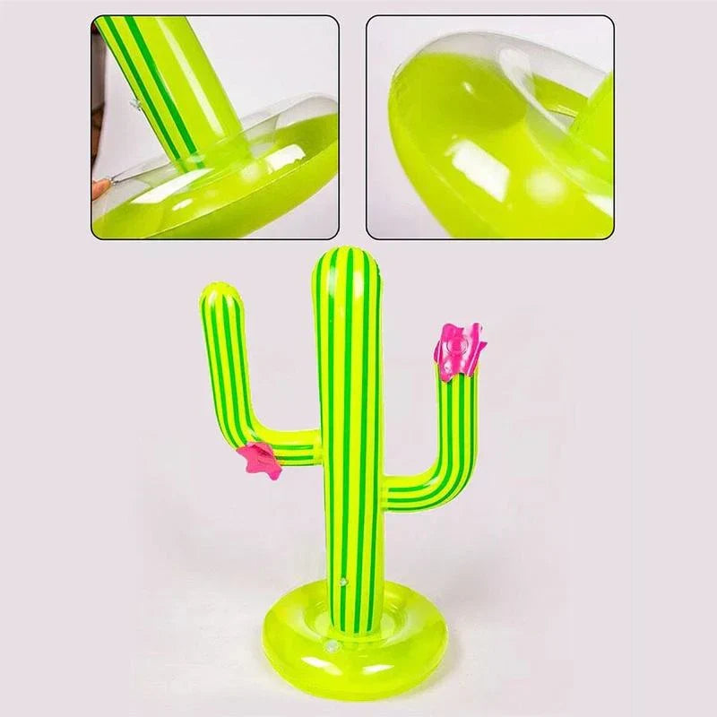 CactusFun – Aufblasbares Kaktus-Pool-Spielset für Grillpartys