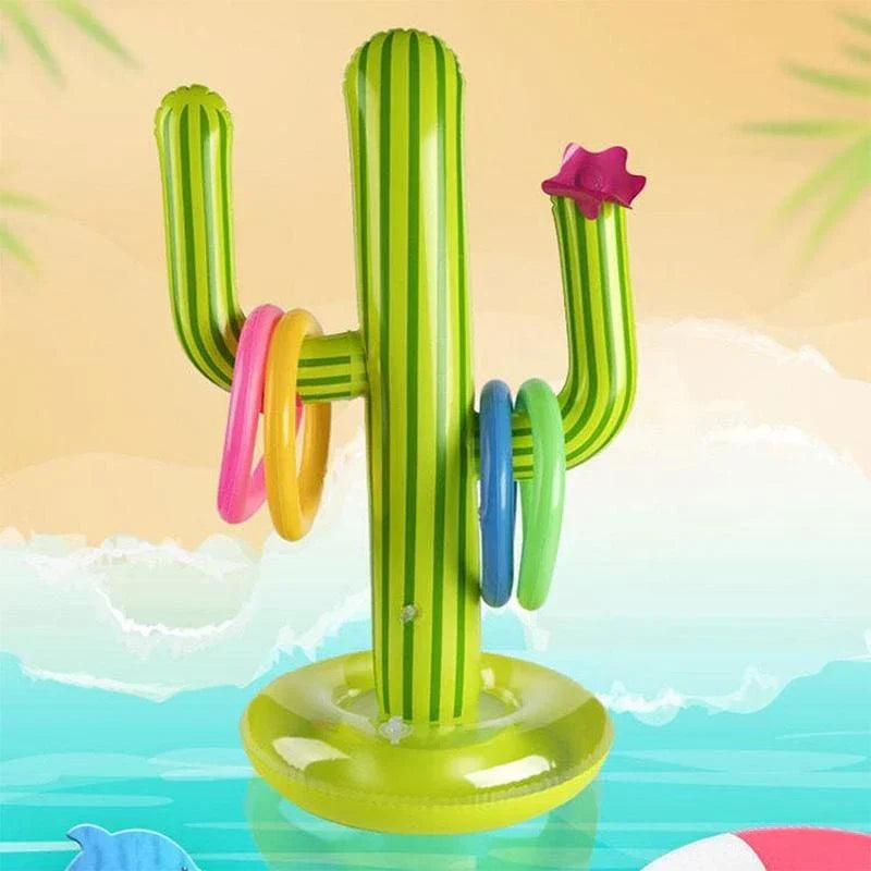 CactusFun – Aufblasbares Kaktus-Pool-Spielset für Grillpartys
