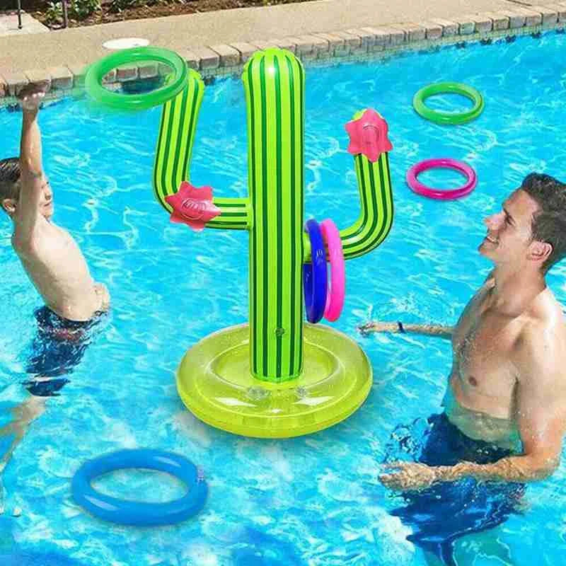 CactusFun – Aufblasbares Kaktus-Pool-Spielset für Grillpartys