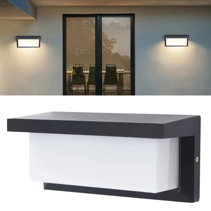 HorizonShine - Langlebige, wasserdichte LED-Wandleuchte