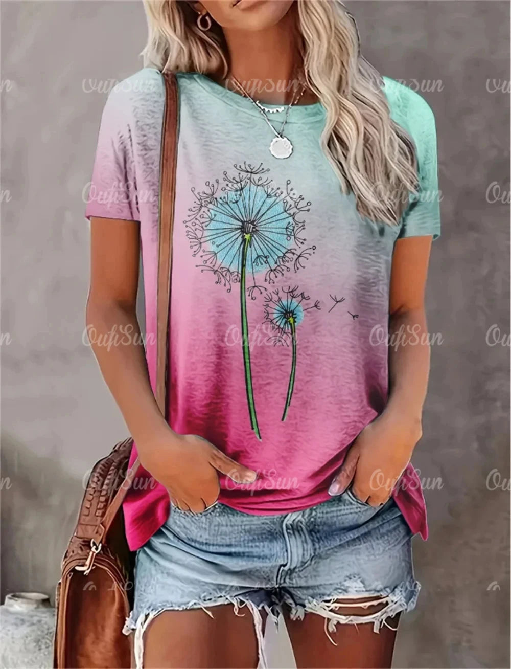 HeartBeat – Camicia Oversize da Donna con Stampa Cuore – Traspirante & Alla Moda
